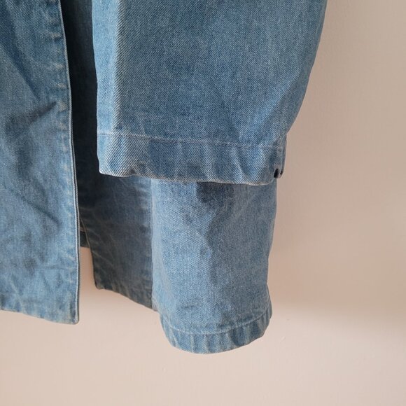 Y2K Only Brand Oversized Jean Jacket/Coat-One Size-AS-IS: Some Staining - Picture 5 of 12